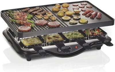 5 Hamilton Beach 8-Serving Raclette Electric Indoor Grill